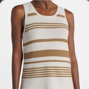 Fortune + Ivy Macon sweater tank Size 1X in White Stitch Fix NWT